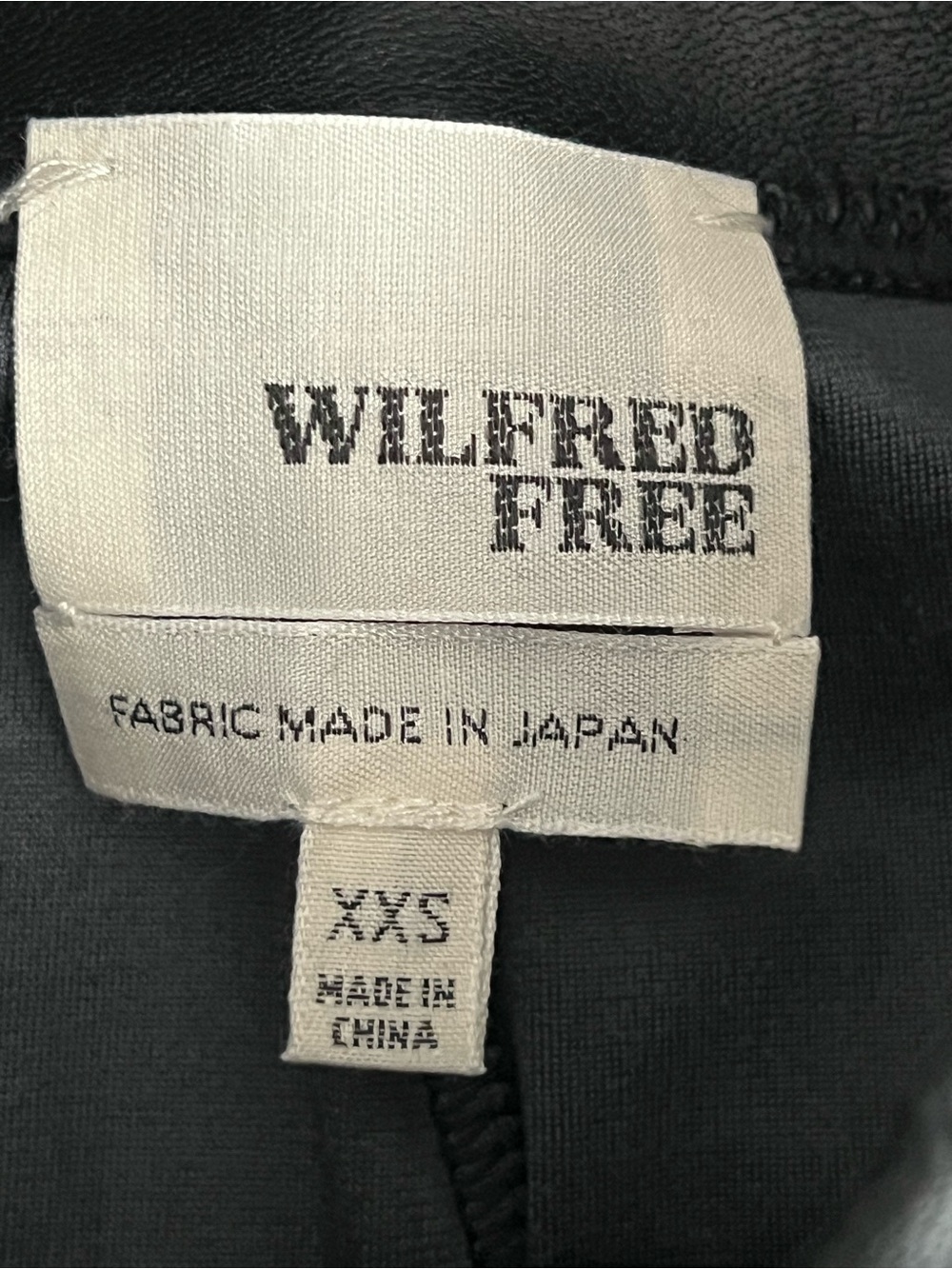 Wilfred Free Black High-Rise Daria Faux Leather Leggings- Tall - Picture 2 of 10
